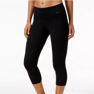 Nike Dri-Fit Black Cropped Leggings/Capri Size S